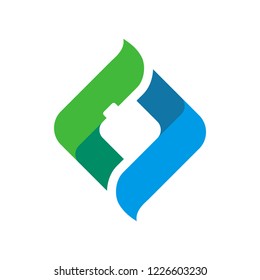 Future Eco Battery Logo Design Inspiration