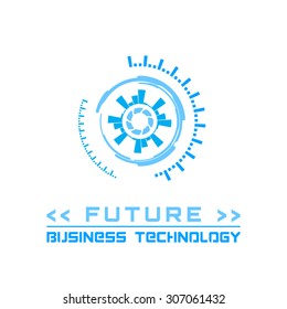 future element icons, business logo, vector technology