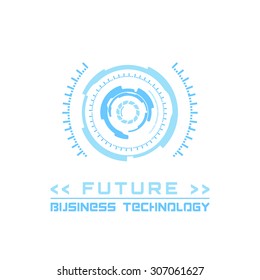 future element icons, business logo, vector technology