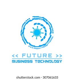 future element icons, business logo, vector technology