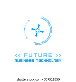 future element icons, business logo, vector technology