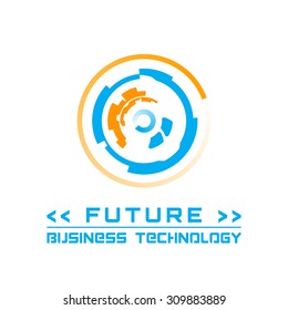 future element icons, business logo, vector technology