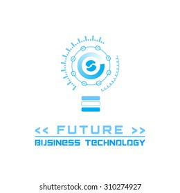 future element icons, business logo, vector technology