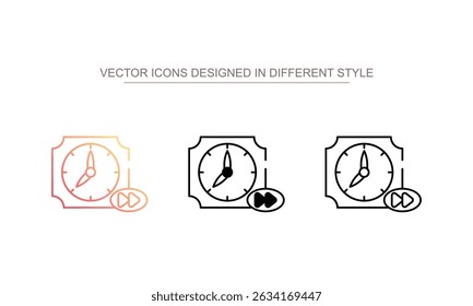 Future Energy icon design with white background stock illustration
