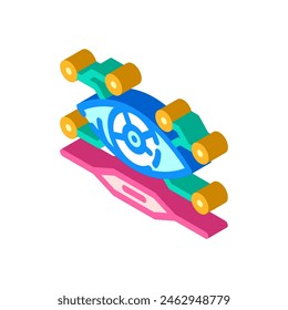 Zukunftsorientiertes Technik-Enthusiasten-Icon-Vektorgrafik. Zukunftsorientiertes Technik-Enthusiasten-Zeichen. Isolierte Symboldarstellung