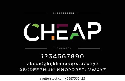 Alfabeto de fuente futuro. Letra minúscula mínima. Diseño tipográfico espacial inteligente para el logotipo de la empresa de tecnología de la información, visualización de robots digitales, texto de ciencia de la innovación. Tipo vectorial aislado