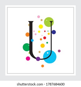 Future font creative modern alphabet fonts. Typography colorful bold witn color dot regular. vector illustrator