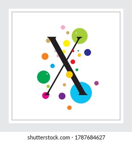 Future font creative modern alphabet fonts. Typography colorful bold witn color dot regular. vector illustrator