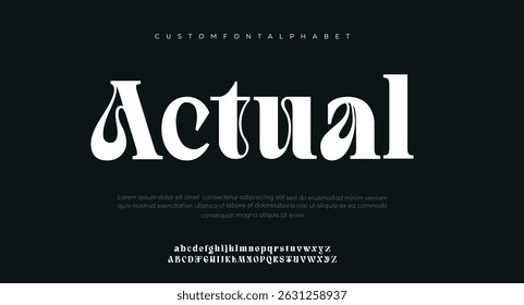 Fonte futura criativa fontes modernas alfabeto. Tipografia em negrito regular. ilustrador vetorial	