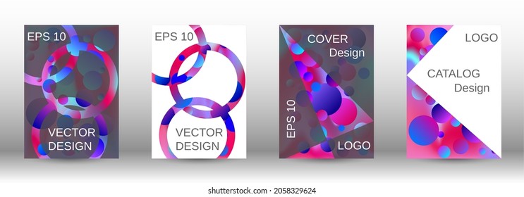 Future futuristic template with abstract balls for design.