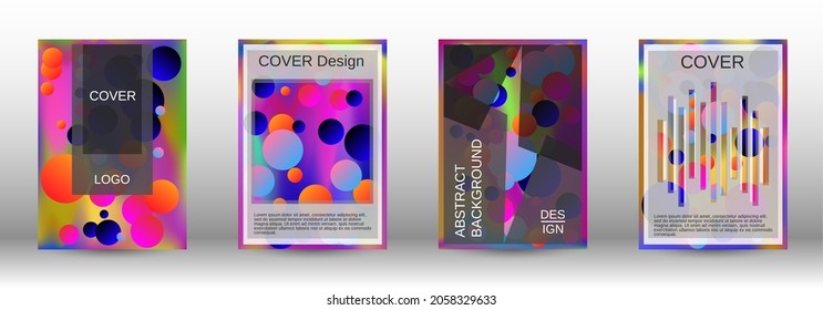 Zukünftige futuristische Vorlage mit abstrakten Bälle für Design.