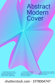 Future futuristic template with abstract current forms for banner design, poster, booklet, report, journal.