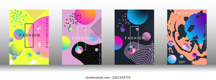 Future futuristic template with abstract forms for banner design, poster, booklet, report, journal.