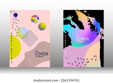 Future futuristic template with abstract forms for banner design, poster, booklet, report, journal.