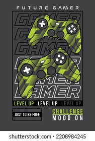 future gamer, graphic t shirts vector designs and other uses.