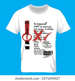 future generation is different grunge abstract text template on shirt design unisex sign shirts