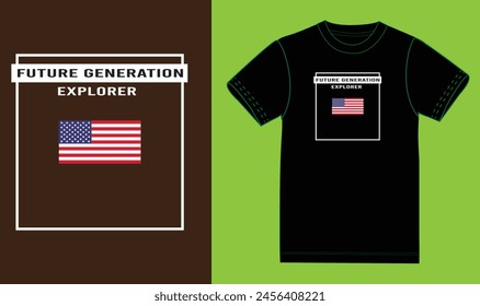 Future generation explorer t shirt,