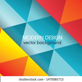 Future geometric background. Abstract Transparent rhombus shapes. Vector illustration.