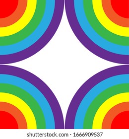 Future geometric background. Vector multicolor or colorful