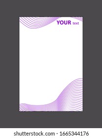 Future geometric design. Abstract 3d meshes. Template vector design for Brochure, Annual, Report, Magazine, Poster.