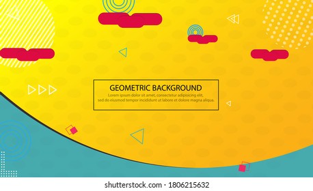  Future geometric design. Abstract Cover Design. Geometric Background. Geometric Shapes. Trendy Gradient Poster.