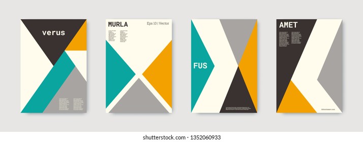 Future geometric template. Black, gold, green, white, bright colorful set graphic design covers. Cool geometric shape compositions. Future geometric template. Trendy backgrounds. Futuristic pattern.