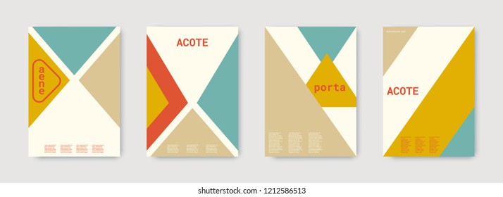 Future geometric template. Blue, pink, gold, white, bright colorful set graphic design covers. Cool geometric shape compositions.  Future geometric template. Trendy backgrounds. Futuristic pattern.