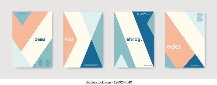 Future geometric template. Blue, pink, indigo, white, bright colorful set graphic design covers. Cool geometric shape compositions. Future geometric template. Trendy backgrounds. Futuristic pattern.