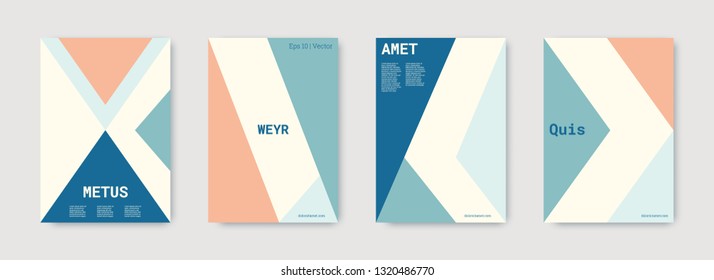 Future geometric template. Blue, pink, indigo, white, bright colorful set graphic design covers. Cool geometric shape compositions. Future geometric template. Trendy backgrounds. Futuristic pattern.