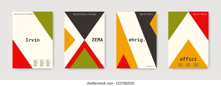 Future geometric template. Green, gold, white, bright colorful set graphic design covers. Cool geometric shape compositions. Future geometric template. Trendy backgrounds. Futuristic pattern.