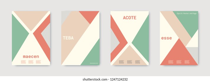Future geometric template. Green, pink, red, white, bright colorful set graphic design covers. Cool geometric shape compositions. Future geometric template. Trendy backgrounds. Futuristic pattern.