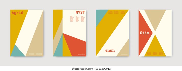 Future geometric template. Green, pink, gold, white, bright colorful set graphic design covers. Cool geometric shape compositions.  Future geometric template. Trendy backgrounds. Futuristic pattern.