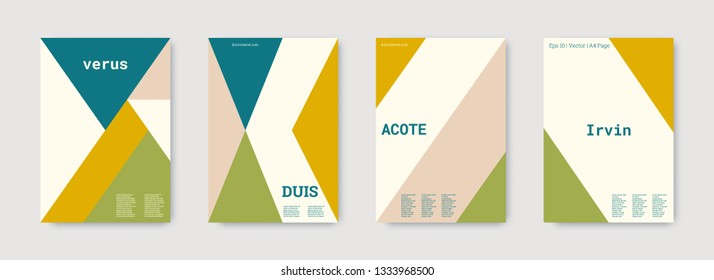 Future geometric template. Green, pink, gold, white, bright colorful set graphic design covers. Cool geometric shape compositions.  Future geometric template. Trendy backgrounds. Futuristic pattern.