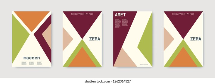 Future geometric template. Pastel, pink, gold, white, bright colorful set graphic design covers. Cool geometric shape compositions. Future geometric template. Trendy backgrounds. Futuristic pattern.