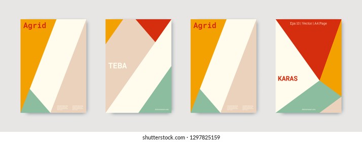 Future geometric template. Pastel, pink, gold, white, bright colorful set graphic design covers. Cool geometric shape compositions. Future geometric template. Trendy backgrounds. Futuristic pattern.
