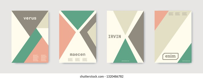 Future geometric template. Pastel, pink, green, white, bright colorful set graphic design covers. Cool geometric shape compositions. Future geometric template. Trendy backgrounds. Futuristic pattern.