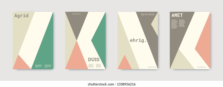 Future geometric template. Pastel, pink, green, white, bright colorful set graphic design covers. Cool geometric shape compositions. Future geometric template. Trendy backgrounds. Futuristic pattern.