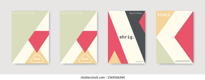 Future geometric template. Pink, gold, white, bright colorful set graphic design covers. Cool geometric shape compositions. Future geometric template. Trendy backgrounds. Futuristic pattern.