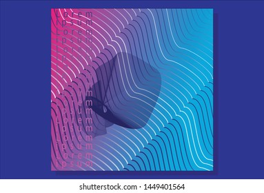future geometrical cover and background design