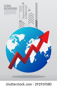 future global technology background. vector illustration