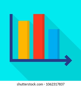 Future graphic icon. Flat illustration of future graphic vector icon for web