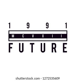 Future graphic print