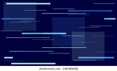 Future Hi Tech Banner Background Street Lights Night Life Lines, Stripes. High Speed Connection, Internet Technology Hipster Pattern. Space, Communication, Night City, TV Geometric Vector Background