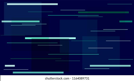 Future Hi Tech Cover Background Street Lights Night City Lines, Stripes. High Speed Race, Horizontal Polygons, Internet Technology. Noise, Communication, Racing Bright Car Lights Vector Background