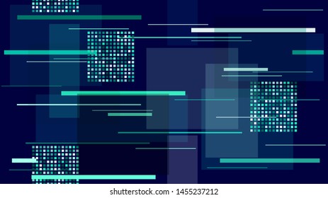 Future Hi Tech Cover Background Street Lights Night City Lines, Stripes. Internet Technology High Speed Connection Abstract Pattern. Space, Communication, Night City, TV Geometric Vector Background