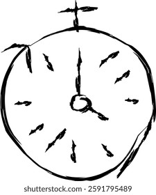 future icon in Doodle style