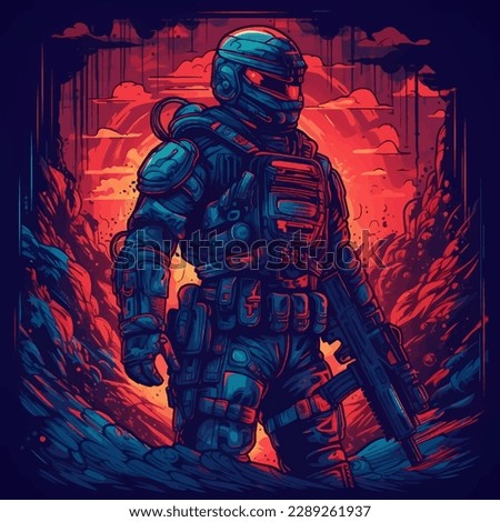 The Future of Law Enforcement: High-Tech Policing Illustrations