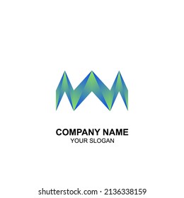Future logo innovative concept for fintech and digital finance industry