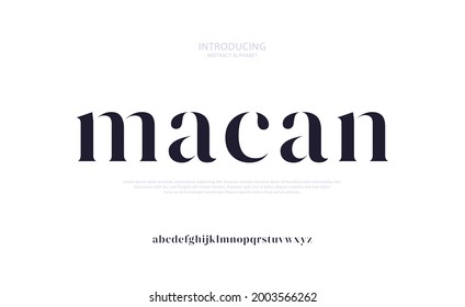 Future Luxury Alphabet Font. Typography Urban Style Fonts For Fashion, Retail, Feminine, Beauty Care, Jewelry Logo Design