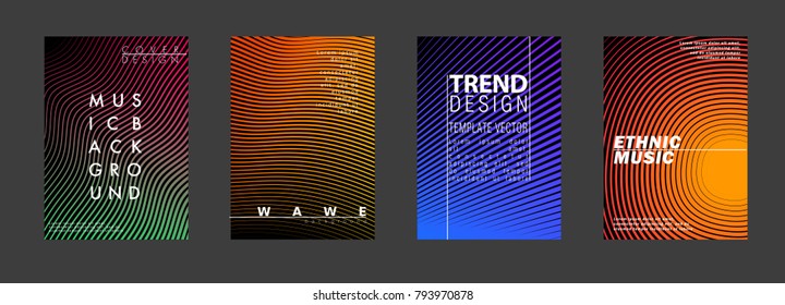 Future minimal covers design. Colorful halftone gradients. Background geometric patterns. Vector template brochures, flyers, presentations, leaflet, magazine a4 size